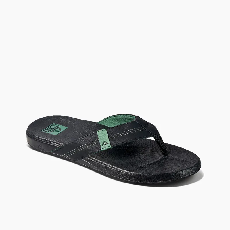 Reef Cushion Phantom Ivy/Black Flip Flops-1
